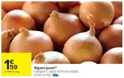 Cora x Carrefour Oignon jaune offre