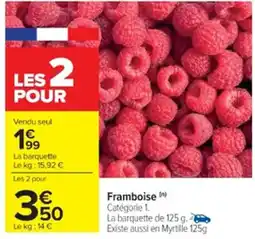 Cora x Carrefour Framboise ( offre