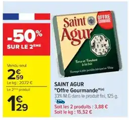 Cora x Carrefour SAINT AGUR "Offre Gourmande" offre
