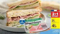 Cora x Carrefour FLEURY MICHON Jambon Le Supérieur à l'Etouffée offre