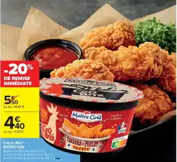 Cora x Carrefour MAÎTRE COQ Coq en Box offre
