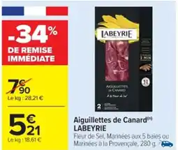 Cora x Carrefour LABEYRIE Aiguillettes de Canard offre