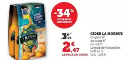 Hyper U La mordue - cider offre