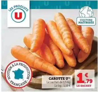 Hyper U U - carotte offre