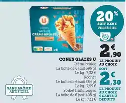 Hyper U U - cones glaces offre