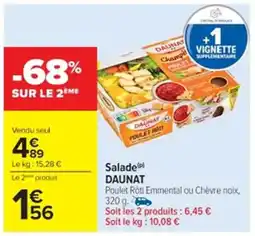 Cora x Carrefour DAUNAT Salade offre