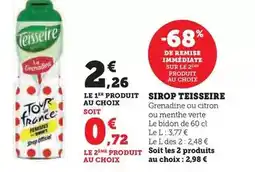 U Express Teisseire - sirop offre