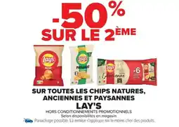 Cora x Carrefour LAY'S Sur toutes les chips natures, anciennes et paysannes offre