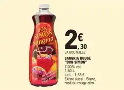 E.Leclerc Simon - sangria rouge offre