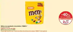 Monoprix M&m's - billes à la cucahuètes chocolatées offre