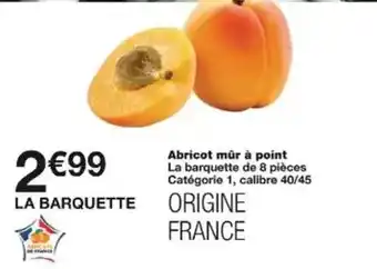 Monoprix Abricot mûr à point offre
