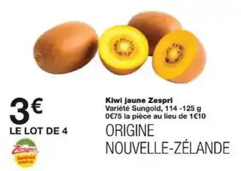 Monoprix Zespri - kiwi jaune offre