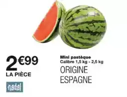 Monoprix Mini pastèque offre