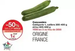 Monoprix Concombre offre