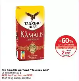 Monoprix Taureau ailé - riz kamalis parfumé offre