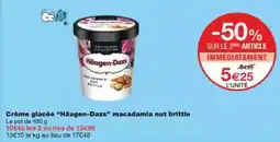 Monoprix Haagen dazs - crème glacée macadamia nut brittle offre