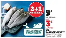 Super U Bar d'aquaculture offre