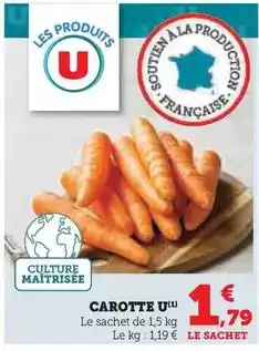 Super U U - carotte offre