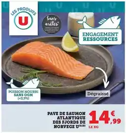 Super U U - pave de saumon atlantique des fjords de norvege offre