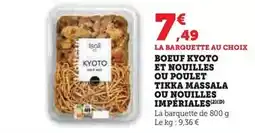 Super U Isali - boeuf kyoto et nouilles offre
