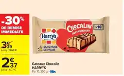 Cora x Carrefour HARRY'S Gateaux Chocalin offre