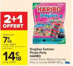 Cora x Carrefour HARIBO Dragibus Summer Pinata Party offre
