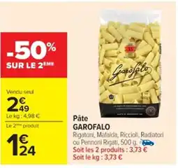 Cora x Carrefour GAROFALO Pâte offre
