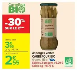 Cora x Carrefour Asperges vertes carrefour bio offre