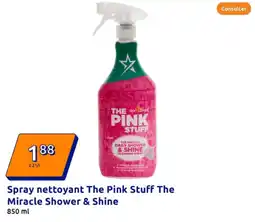 Action Spray nettoyant the pink stuff the miracle shower & shine offre