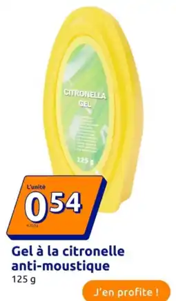 Action Gel à la citronelle anti moustique offre