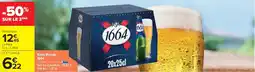 Cora x Carrefour 1664 Bière Blonde offre