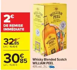 Cora x Carrefour WILLIAM PEEL Whisky Blended Scotch offre