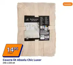 Action Couvre lit absolu chic luxor offre