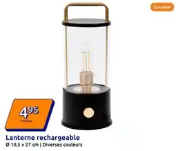 Action Lanterne rechargeable offre