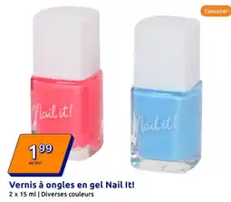 Action Vernis à ongles en gel nail it offre