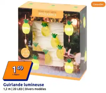 Action Guirlande lumineuse offre