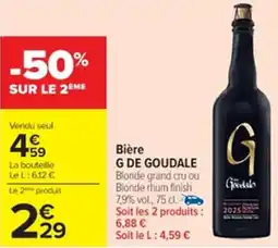 Cora x Carrefour G DE GOUDALE Bière offre