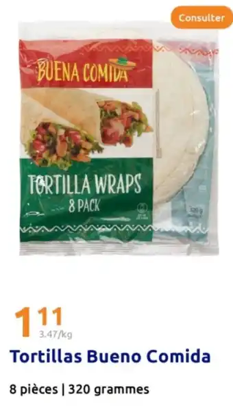 Action Tortillas bueno comida offre