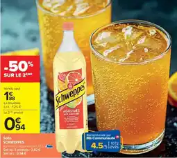 Cora x Carrefour SCHWEPPES Soda offre