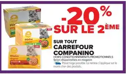 Cora x Carrefour COMPANINO Sur tout carrefour offre