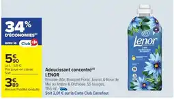 Cora x Carrefour LENOR Adoucissant concentré offre