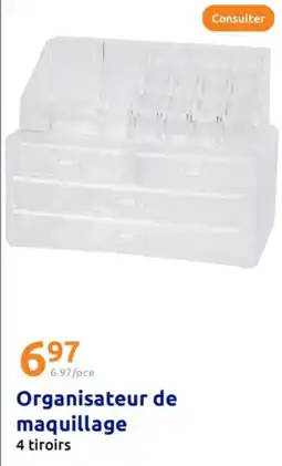 Action Organisateur de maquillage offre