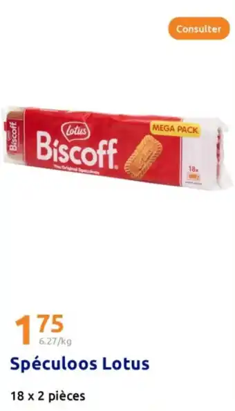 Action Spéculoos lotus offre