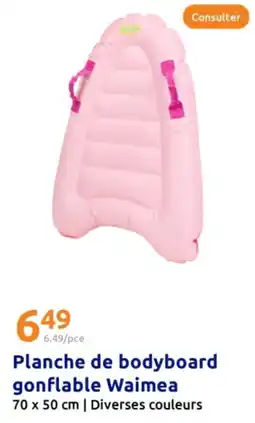 Action Planche de bodyboard gonflable waimea offre