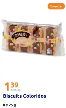 Action Biscuits coloridos offre