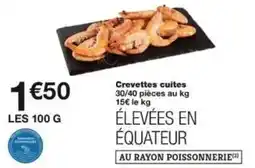 Monoprix Crevettes cuites offre