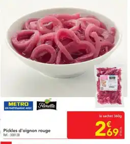 METRO Pickles d'oignon rouge offre