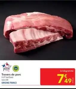 METRO Travers de porc offre