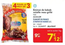 METRO ALSALOR Émincé de kebab volaille veau grillé offre