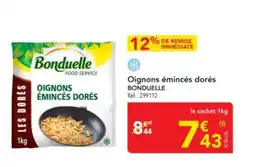METRO BONDUELLE Oignons émincés dorés offre